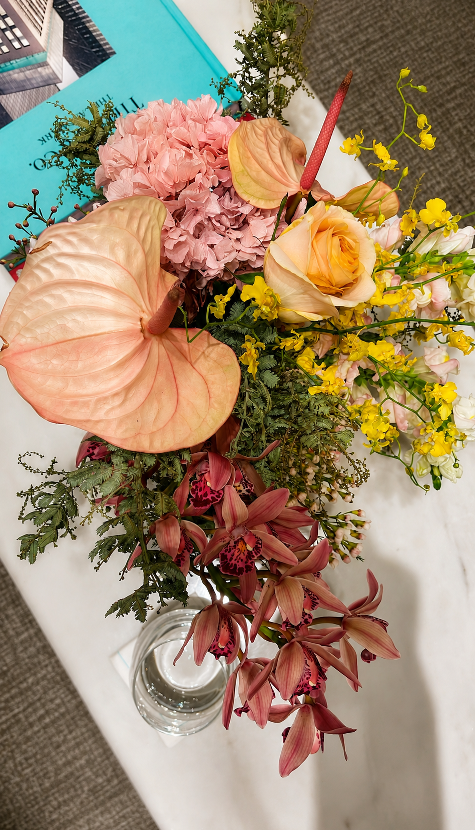 Creative floral arrangement representing personal growth, creativity and authentic personal branding in Sydney, Australia.